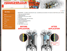 Tablet Screenshot of ceramizer.co.uk