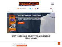 Tablet Screenshot of ceramizer.com
